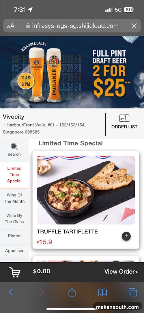 Limited Time Special