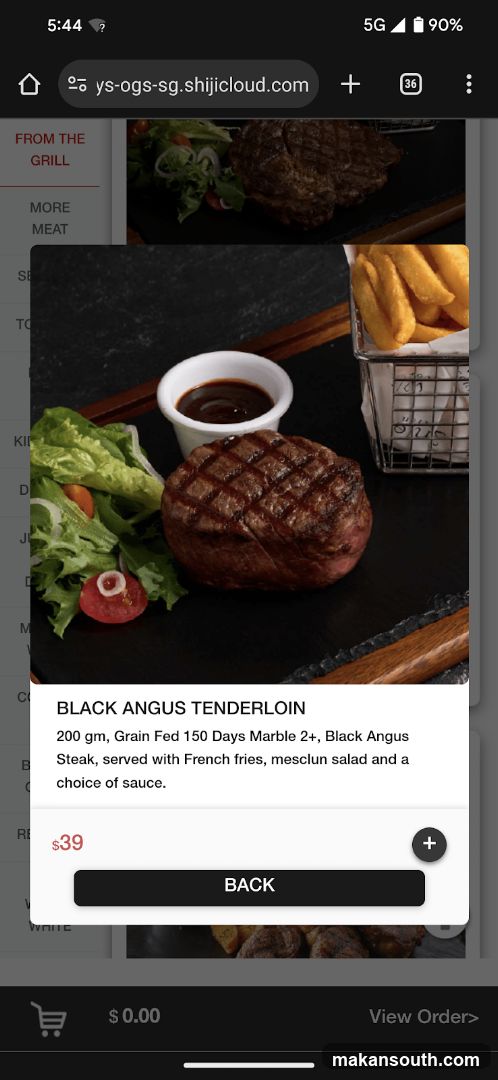 Black Angus Tenderloin