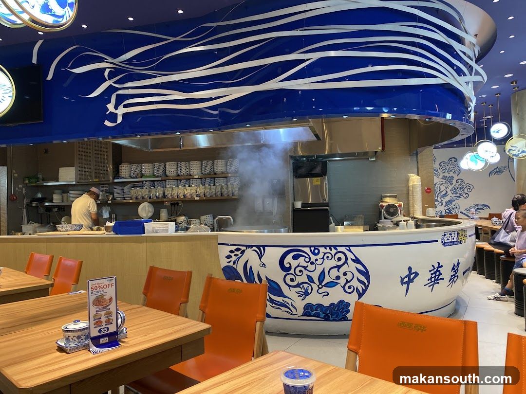 Restaurant Kitchen and Dining Area