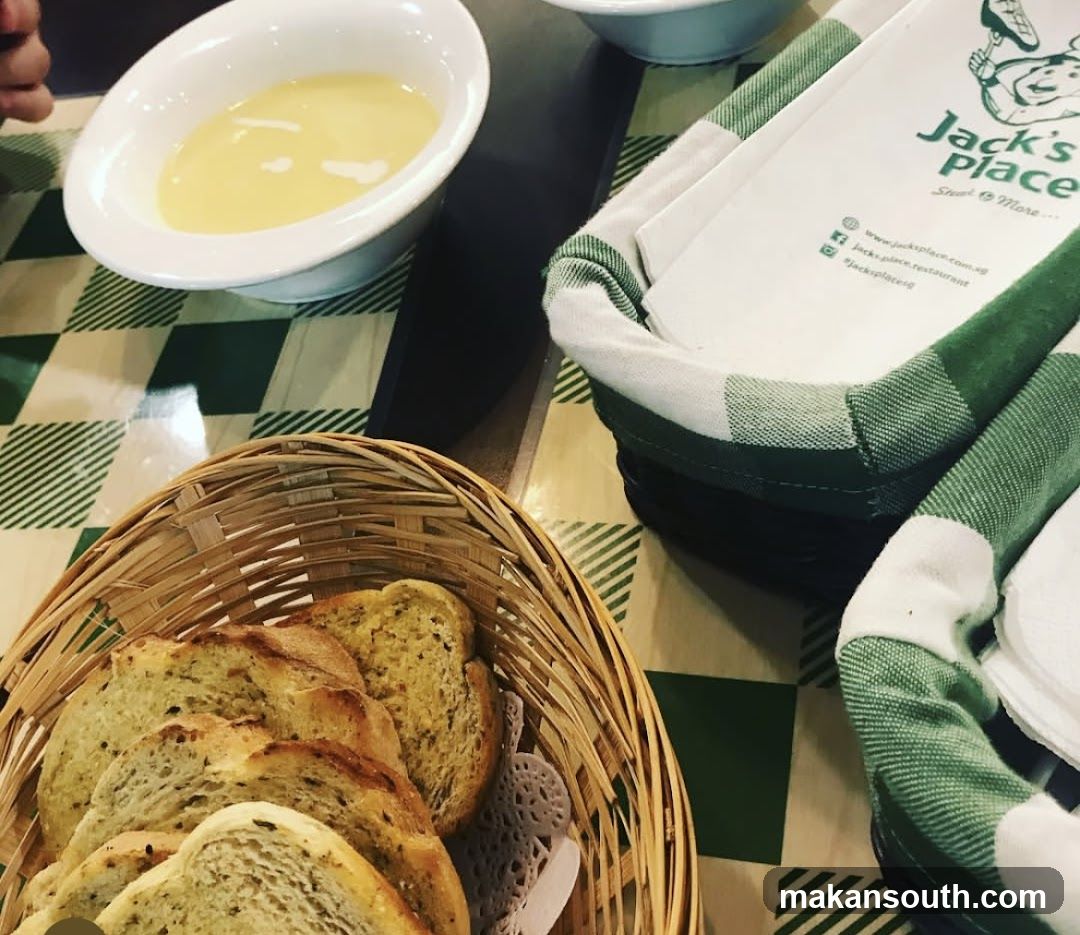 Bread Basket and Dip
