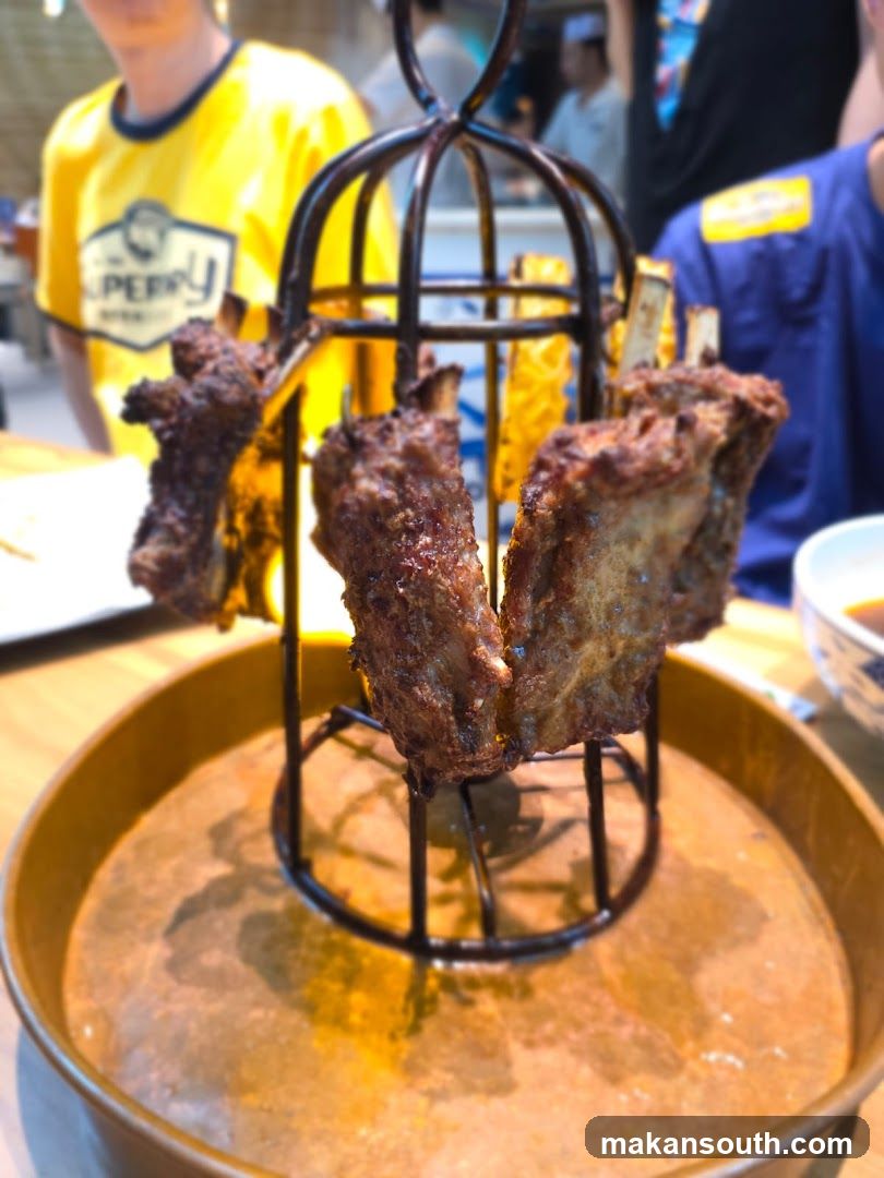 Ribs on a Stand