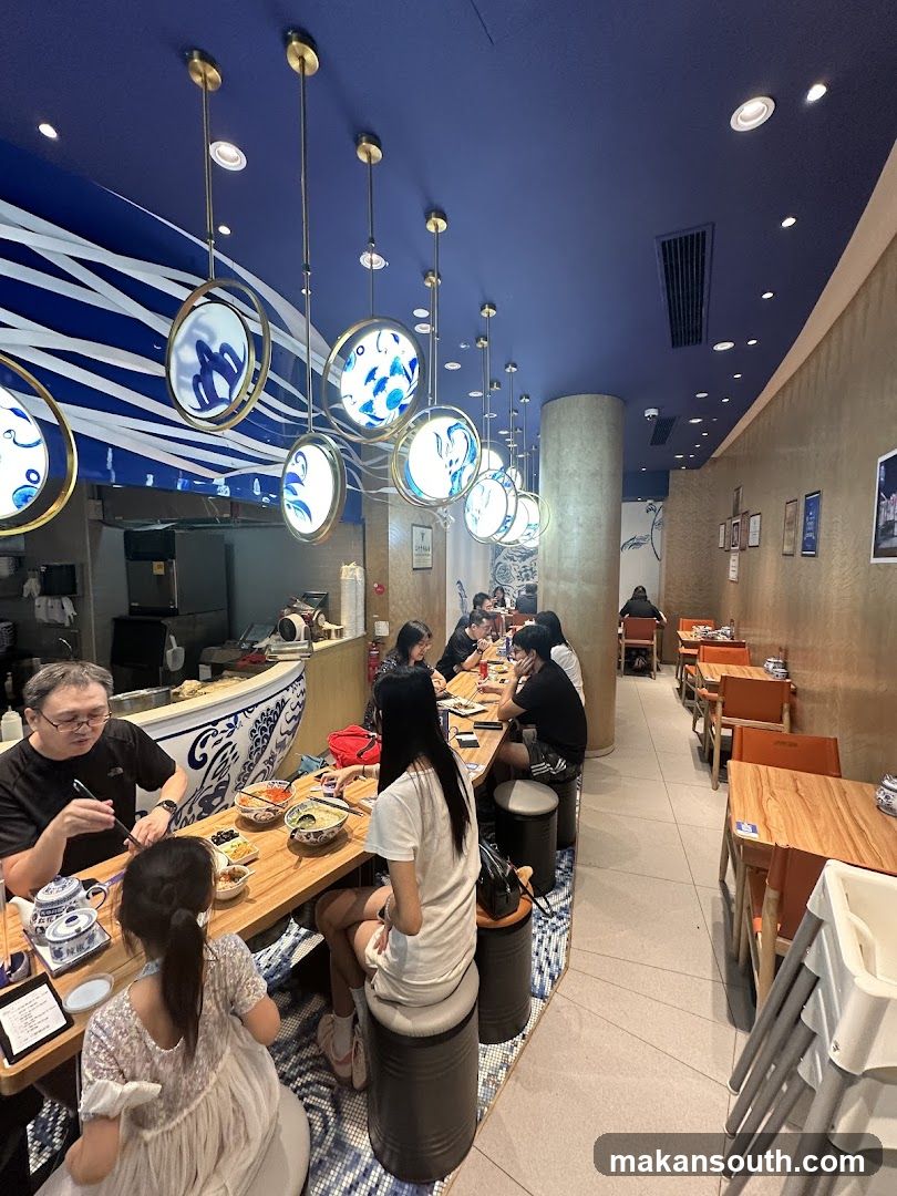 Restaurant Interior with Diners