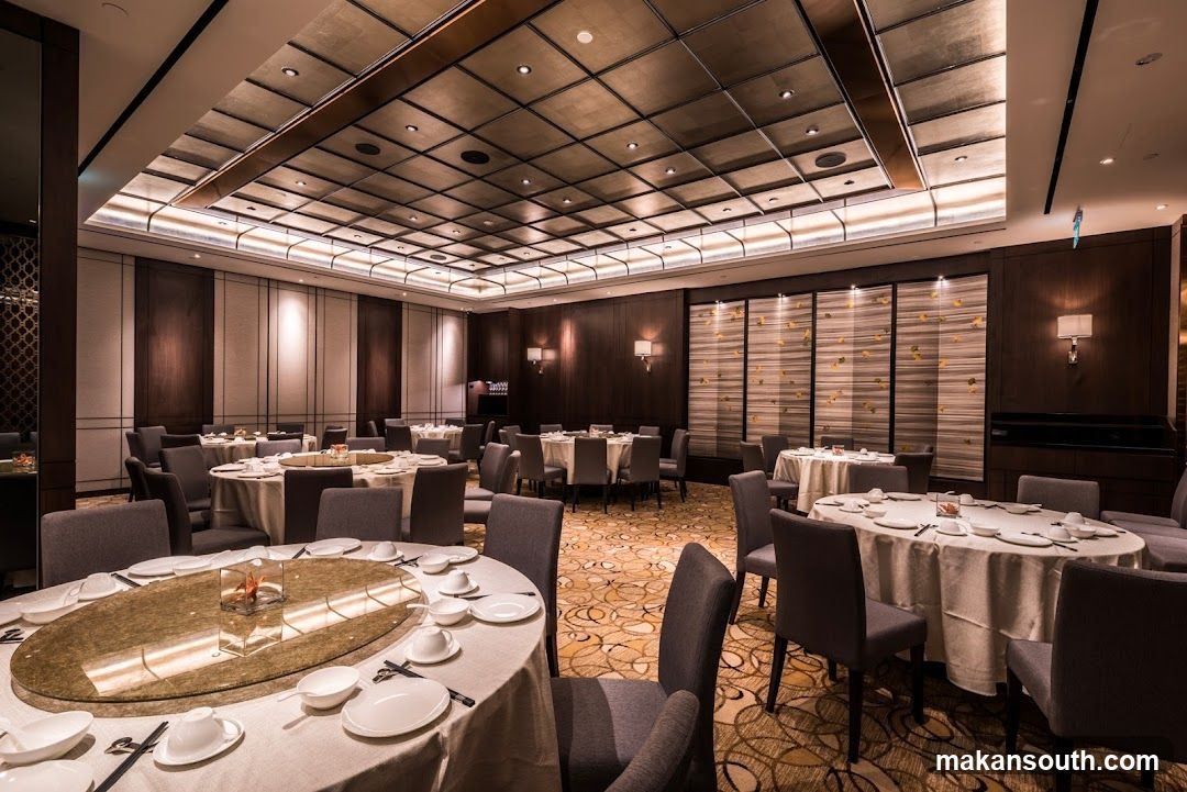 Elegant Dining Room with Round Tables
