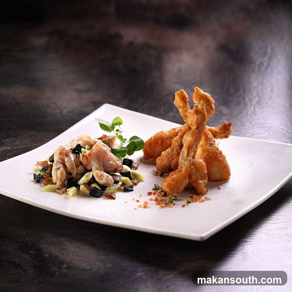 Crispy Fried Chicken with Salad