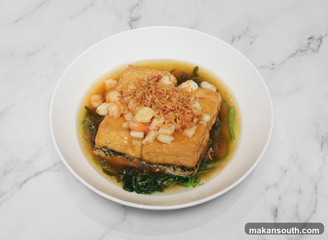 Tofu with Shrimp and Vegetables