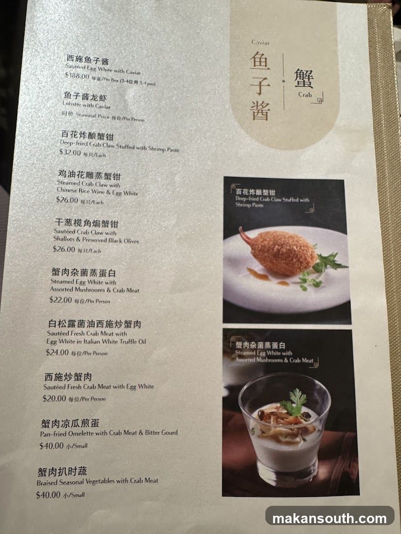 Crab Dishes
