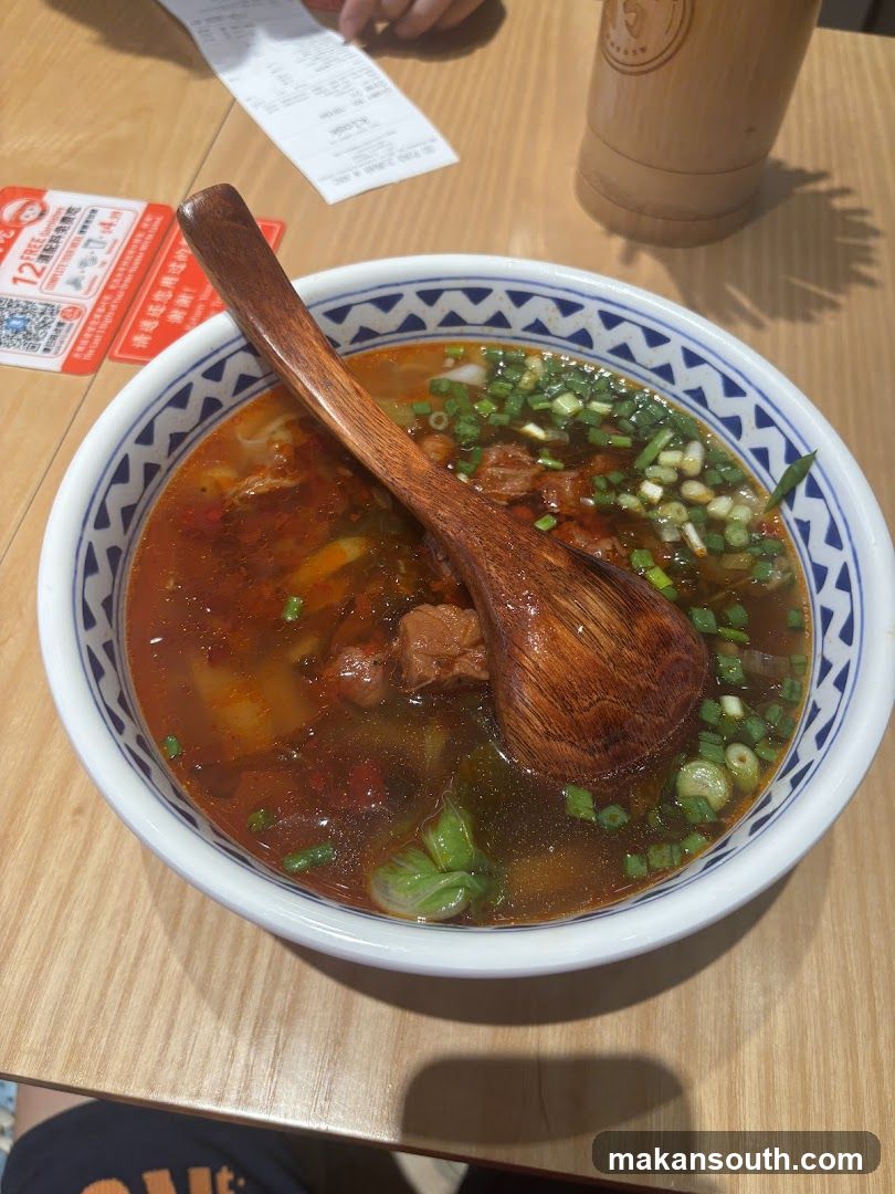 Beef noodle soup