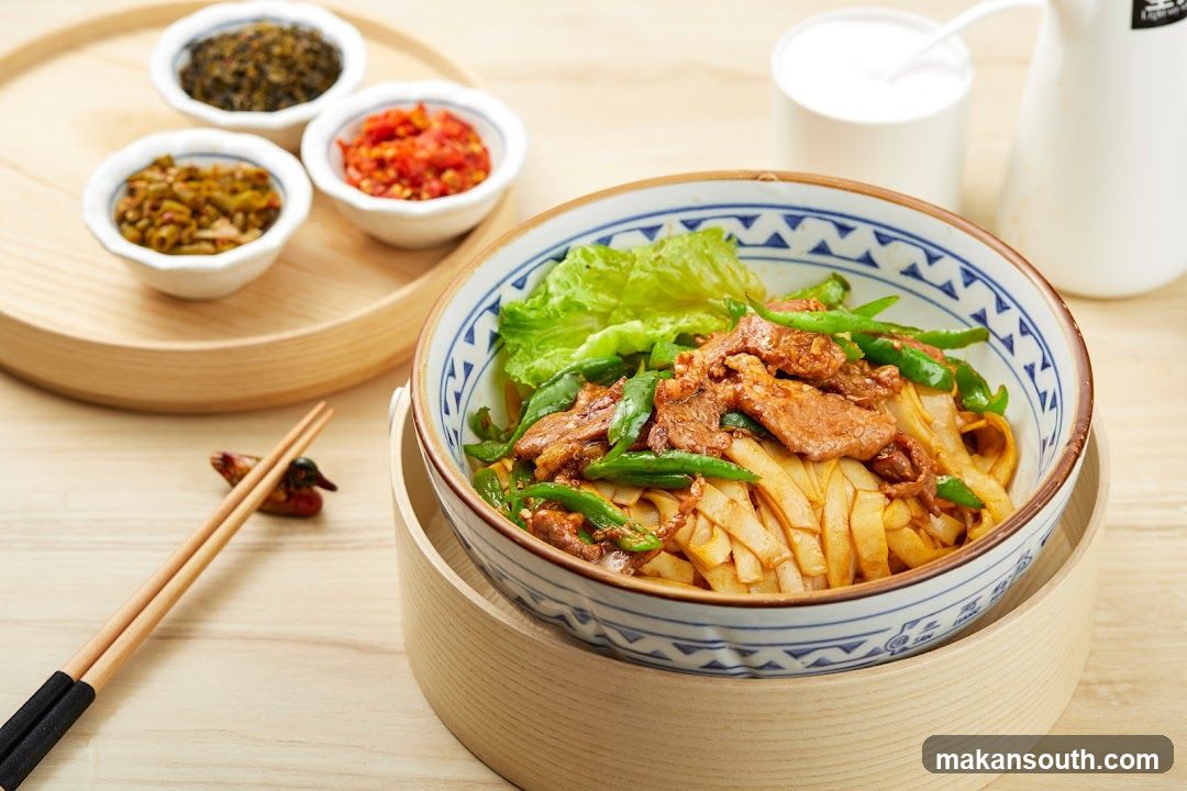 Beef and Green Pepper Noodles