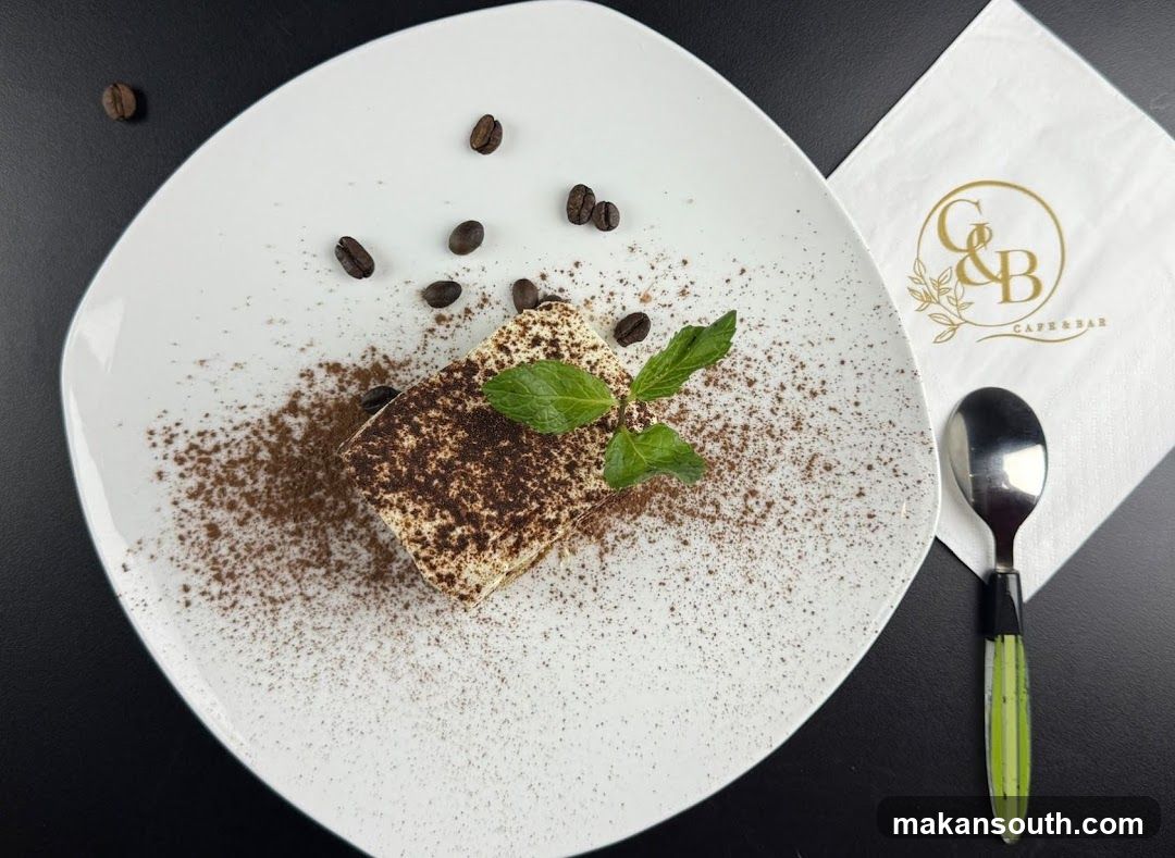 Tiramisu with Coffee Beans