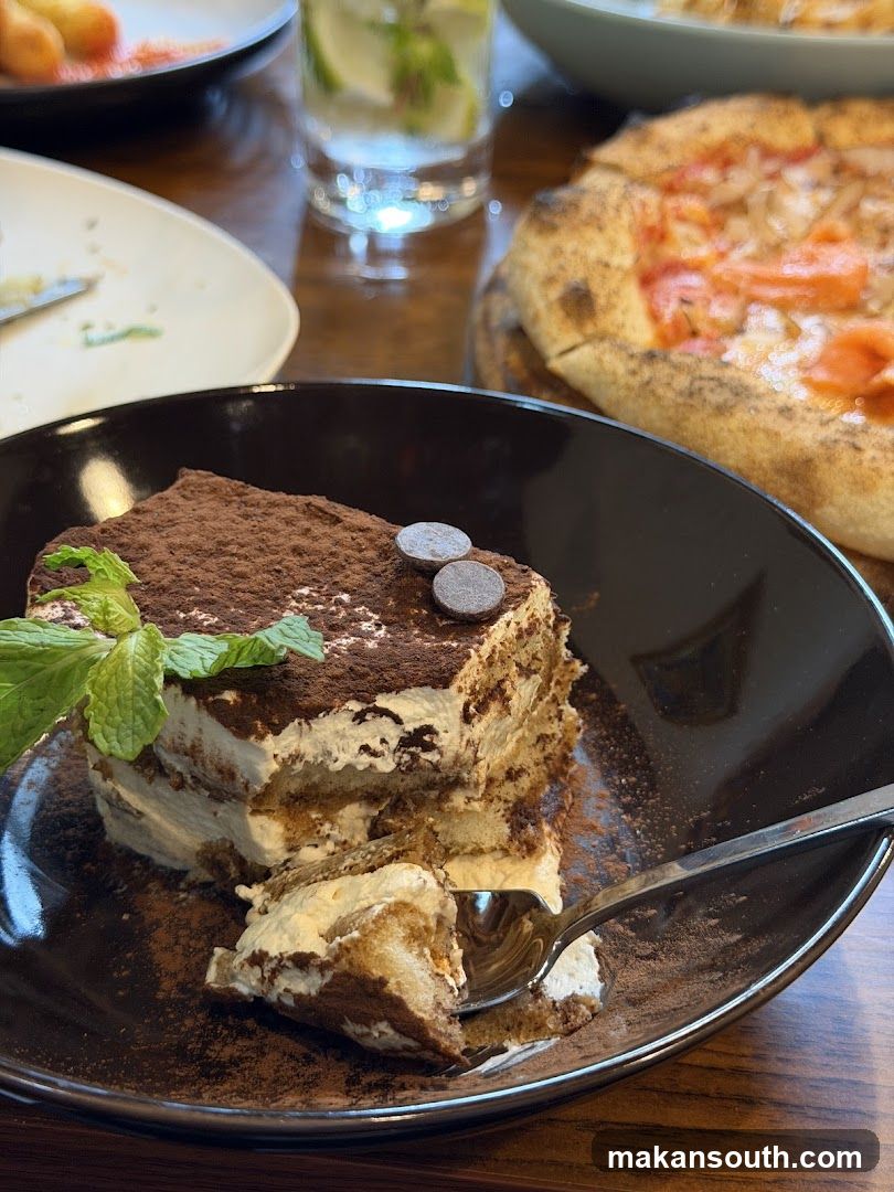 Tiramisu and Pizza