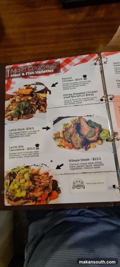 Main Course Meat & Fish Varieties