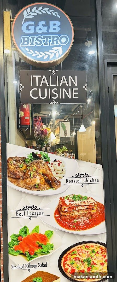 G&B Bistro Italian Cuisine Menu