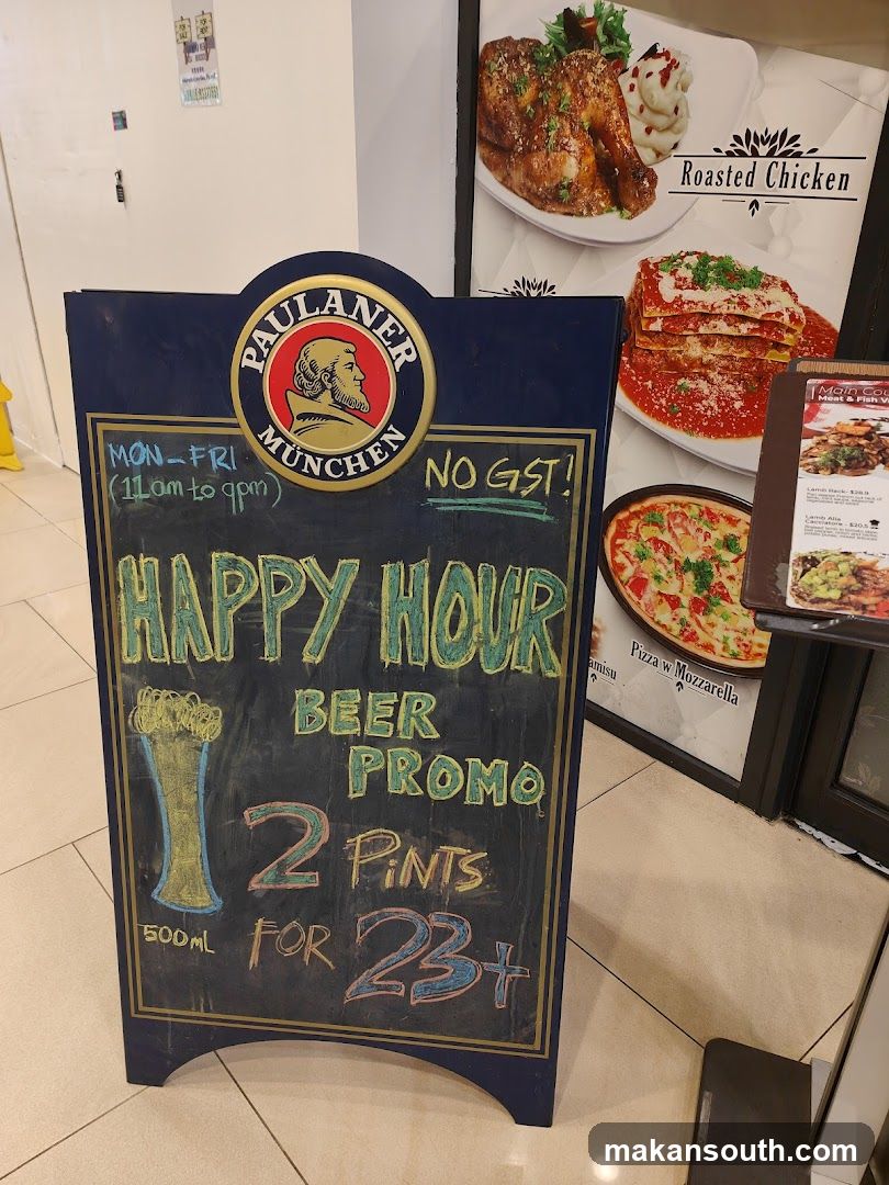 Happy Hour Beer Promo Sign