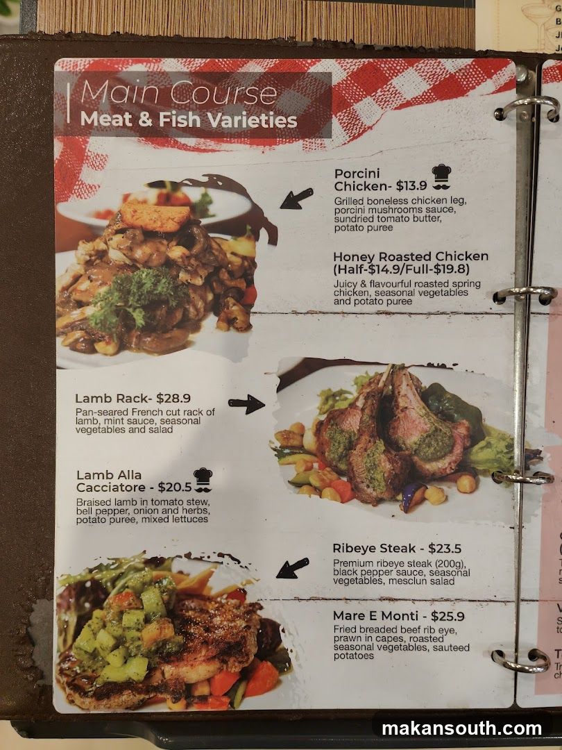 Main Course Meat & Fish Varieties