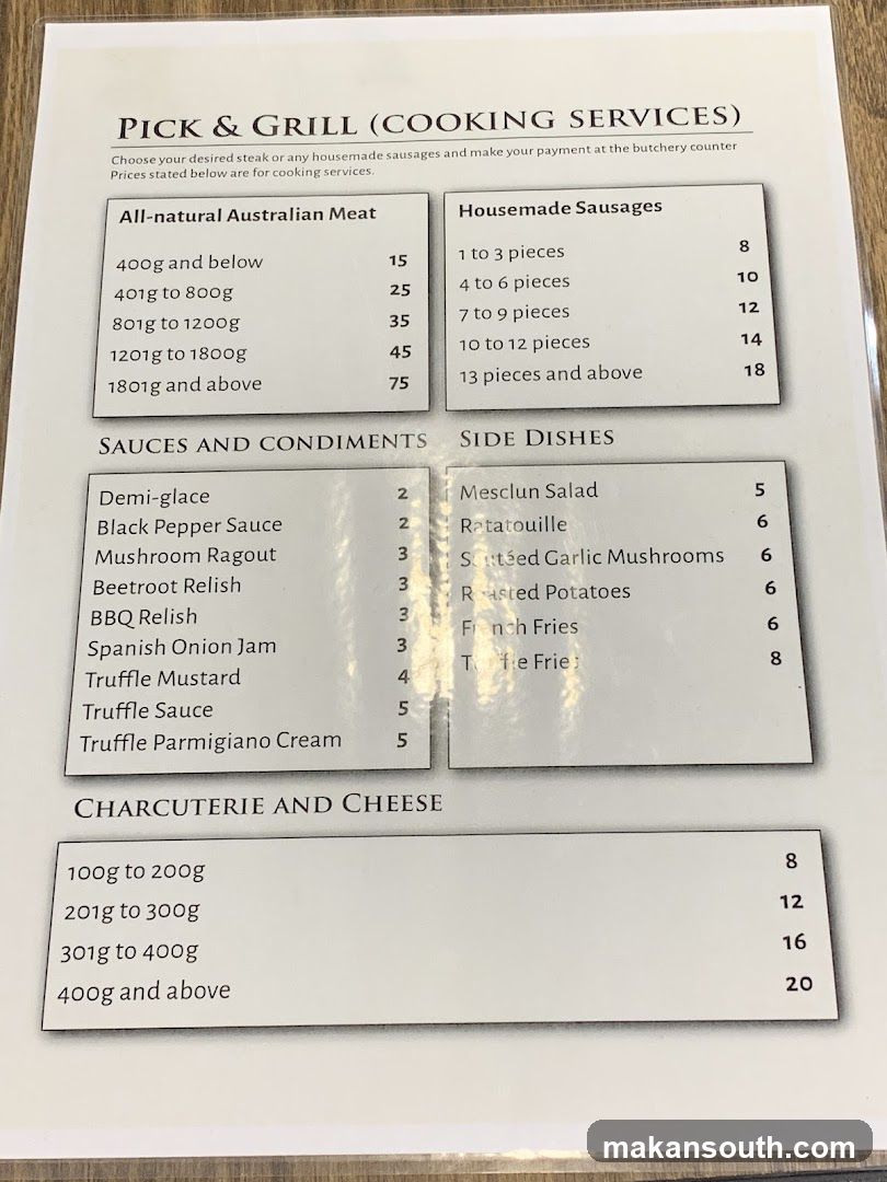 PICK & GRILL (COOKING SERVICES)