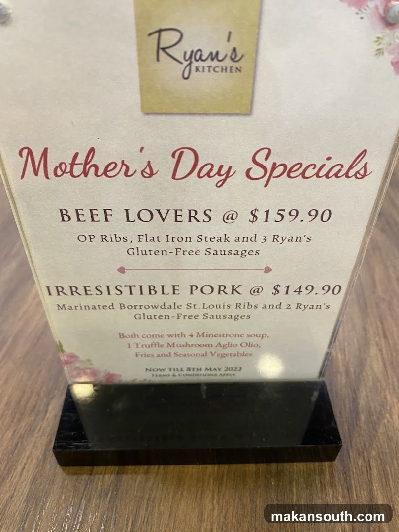 Mother's Day Specials