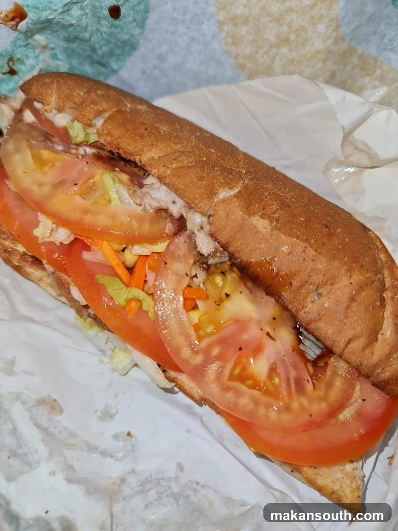 Subway Sandwich Preparation