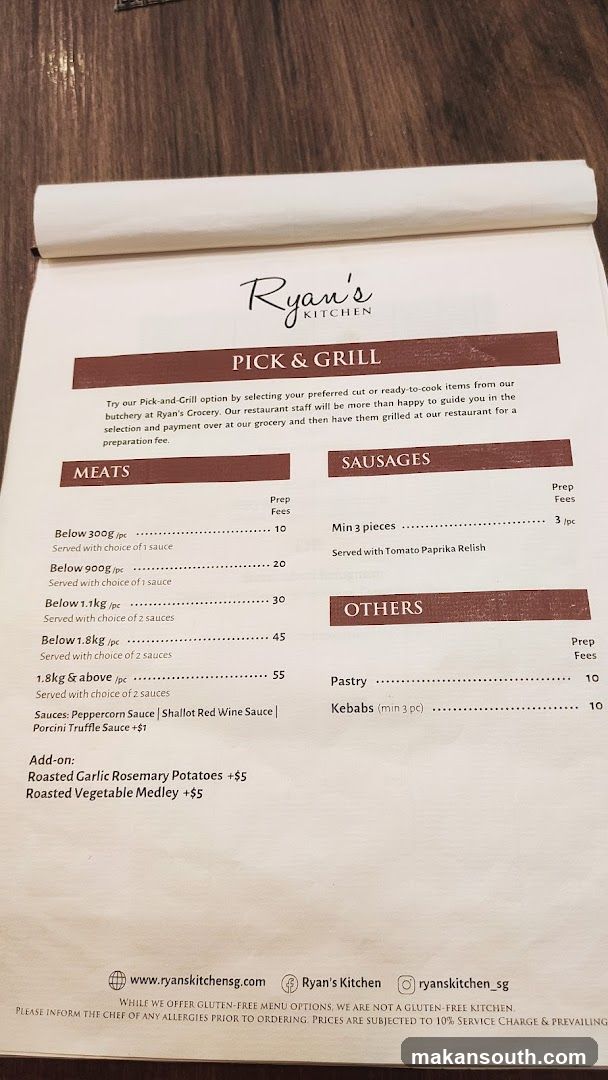 Ryan's Kitchen Pick & Grill