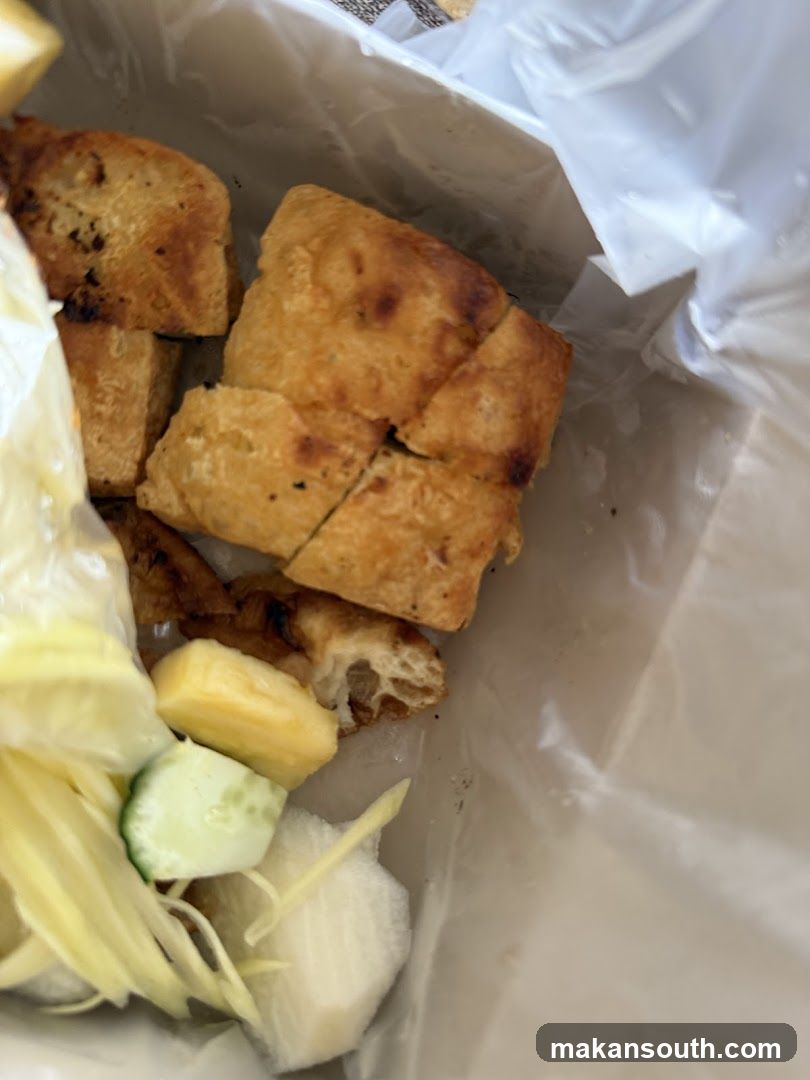 Fried Pastry and Salad