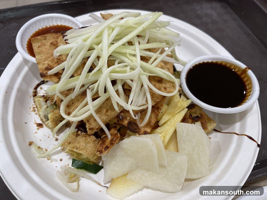 Fried Tofu Dish with Dipping Sauces