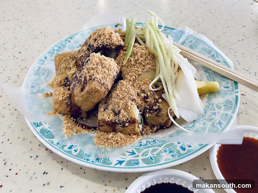 Fried Tofu with Toppings