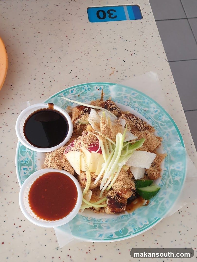 Rojak Dish with Sauces