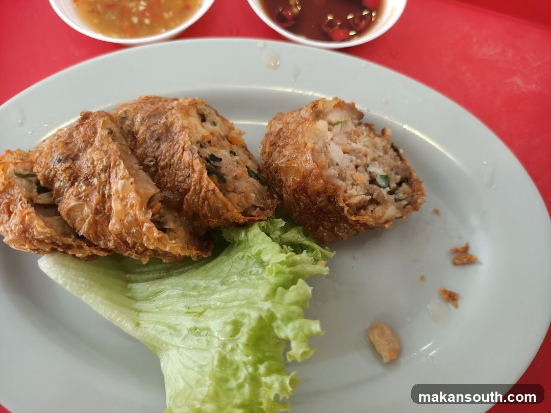 Fried Rolls with Dipping Sauces