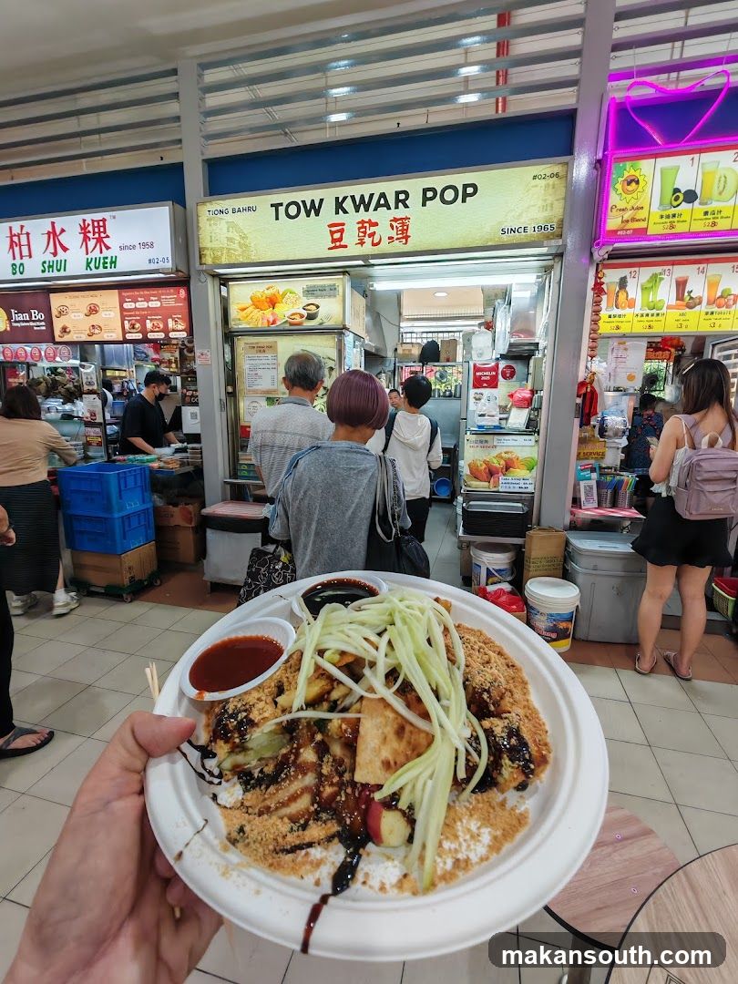Rojak dish at a food stall