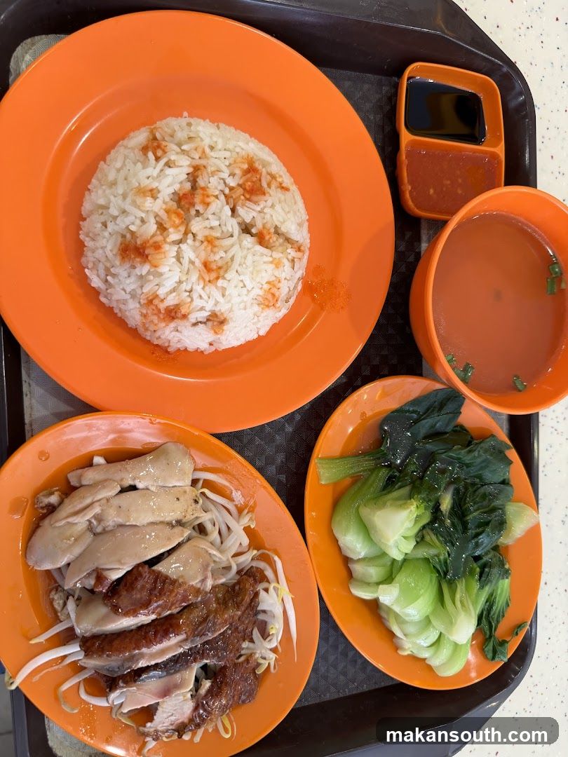 Chicken and Duck Rice Meal