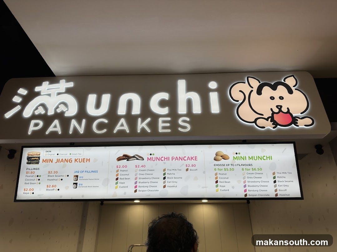 Unchi Pancakes Menu