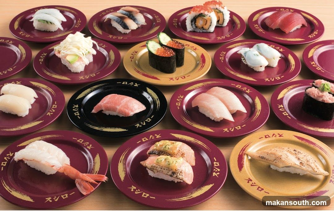 Assortment of Sushi Dishes