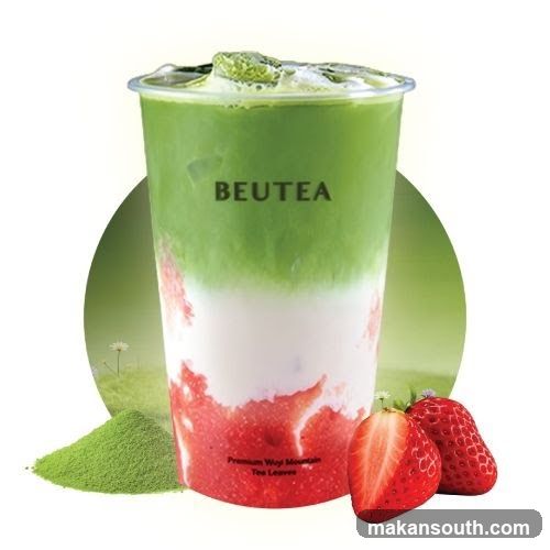 Strawberry Matcha Drink