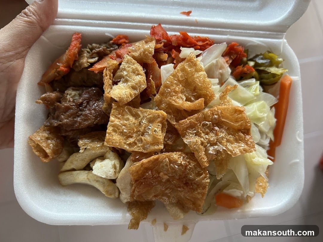 Takeout Container with Food