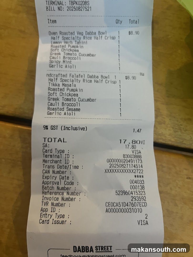 Receipt
