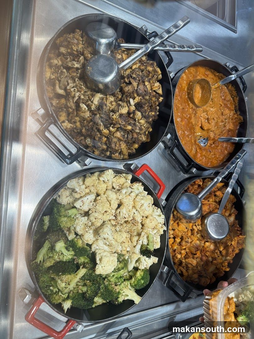 Buffet Style Food Display