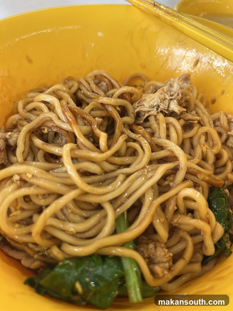 Noodles with Meat and Greens