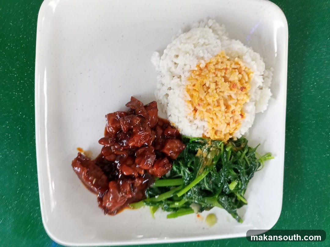 Shuang Yu Mixed Veg Rice