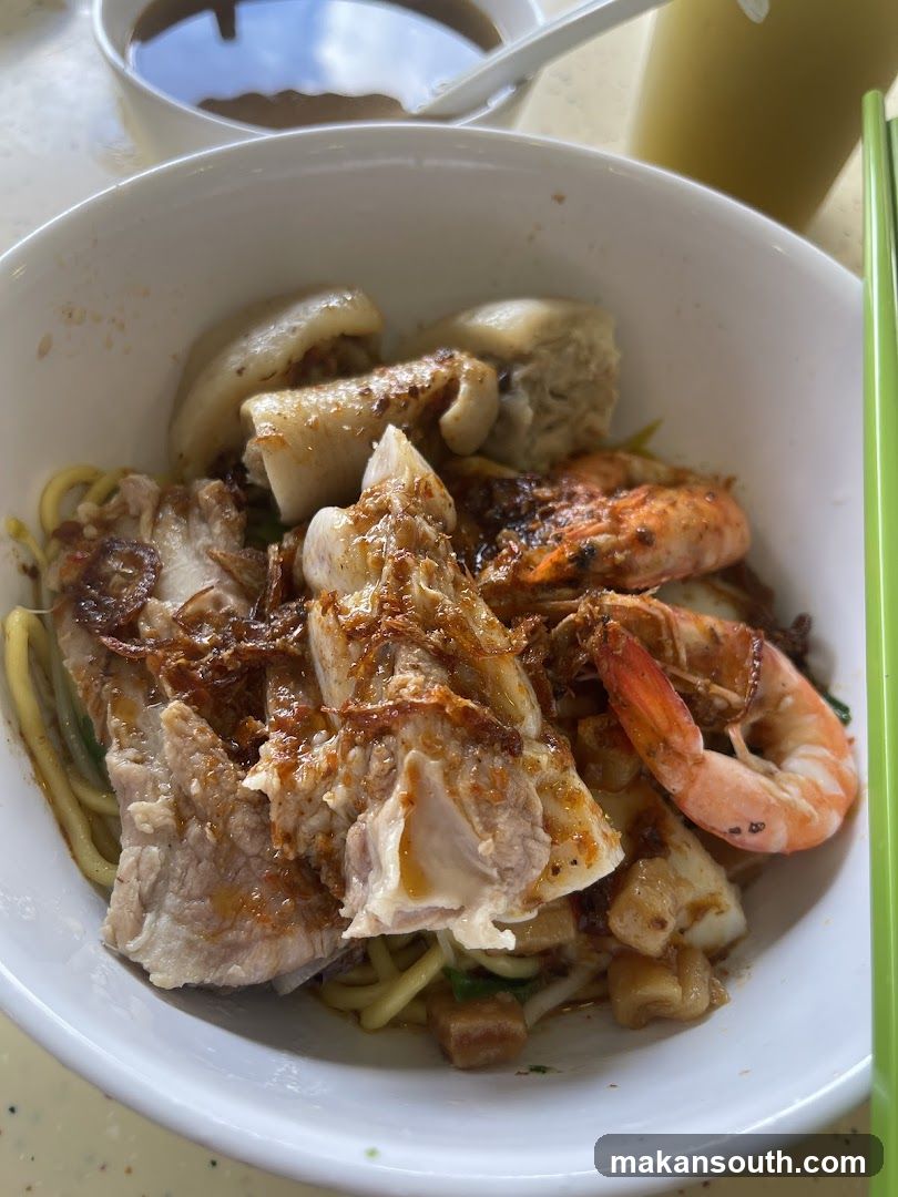 Noodles with Pork and Shrimp