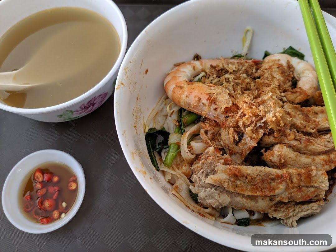 Noodles with Pork and Shrimp