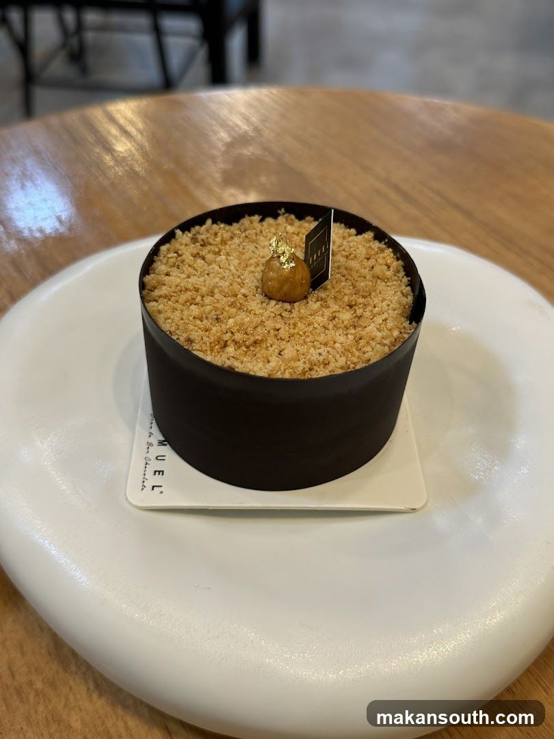 Dessert with Crumble Topping