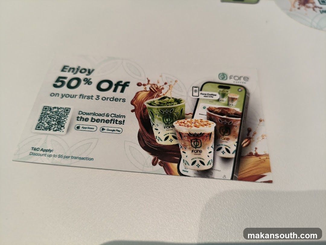 Fore Coffee Discount Flyer