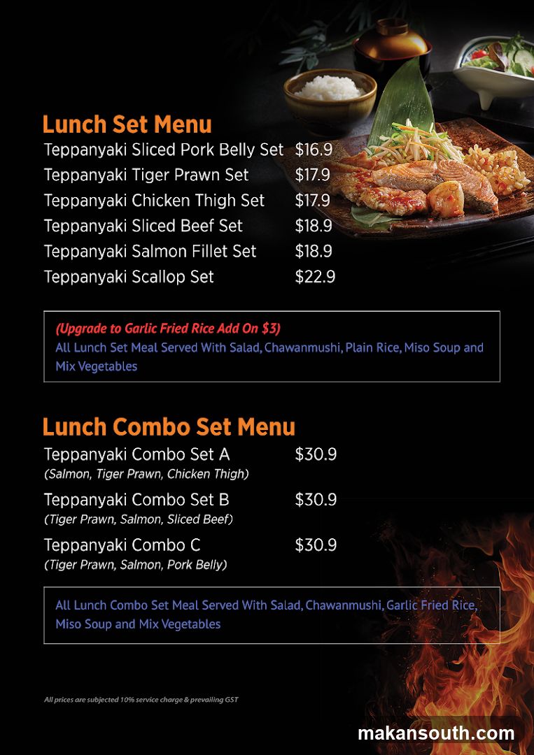 Lunch Menu