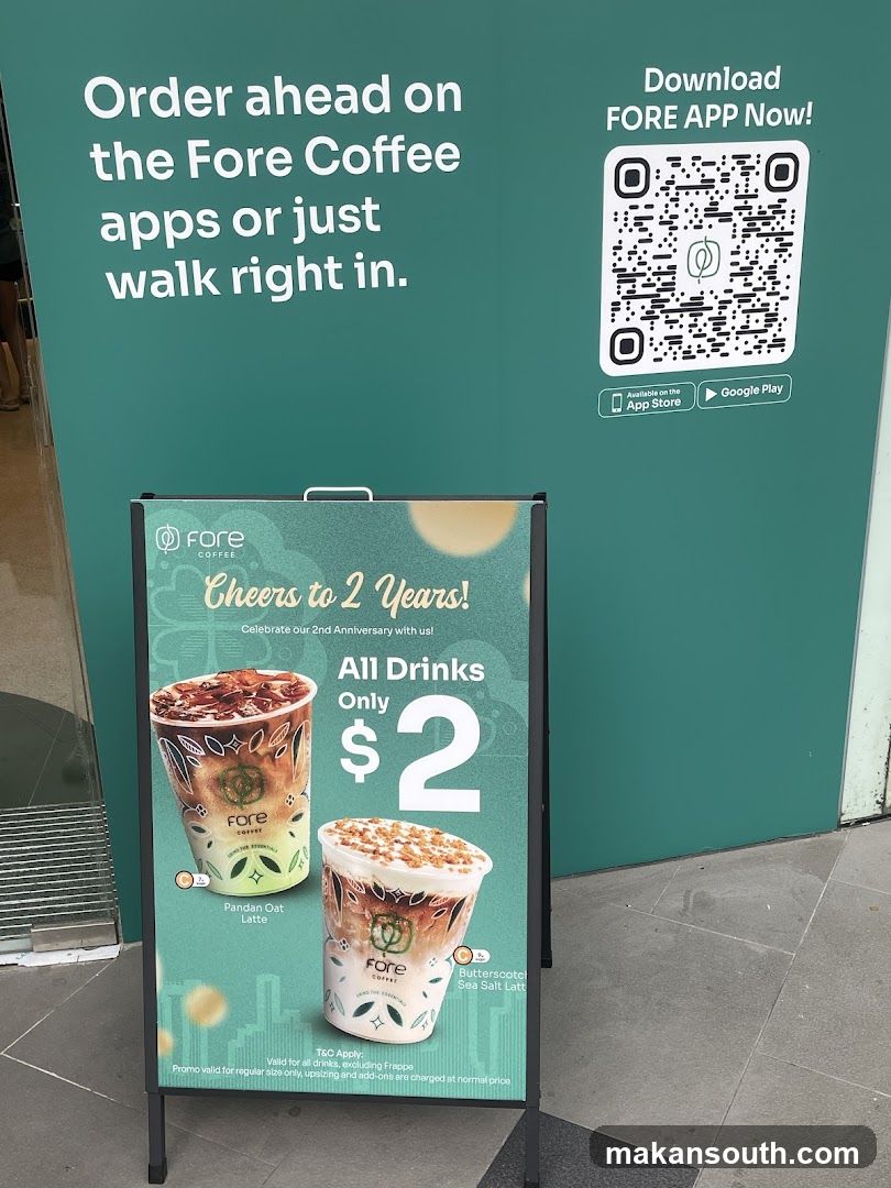 Fore Coffee Anniversary Promotion