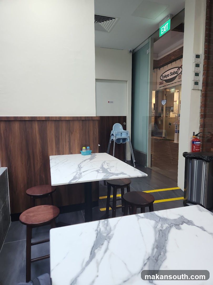 Restaurant Interior with Tables and Chairs