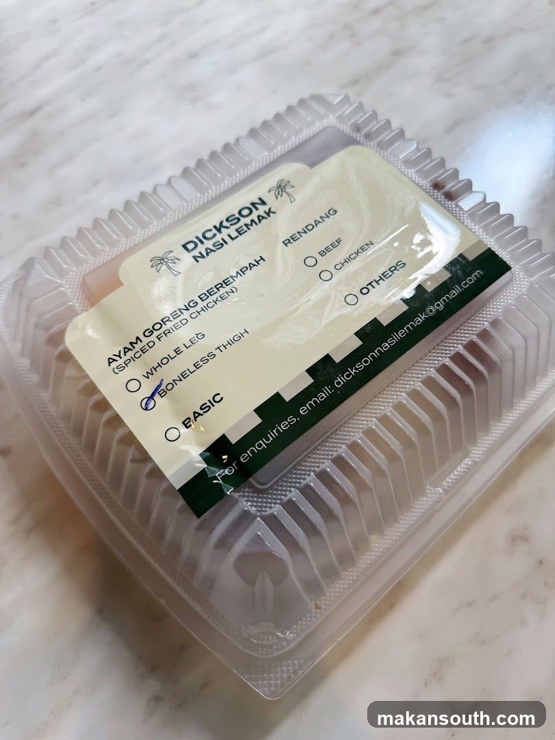 Nasi Lemak Packaging