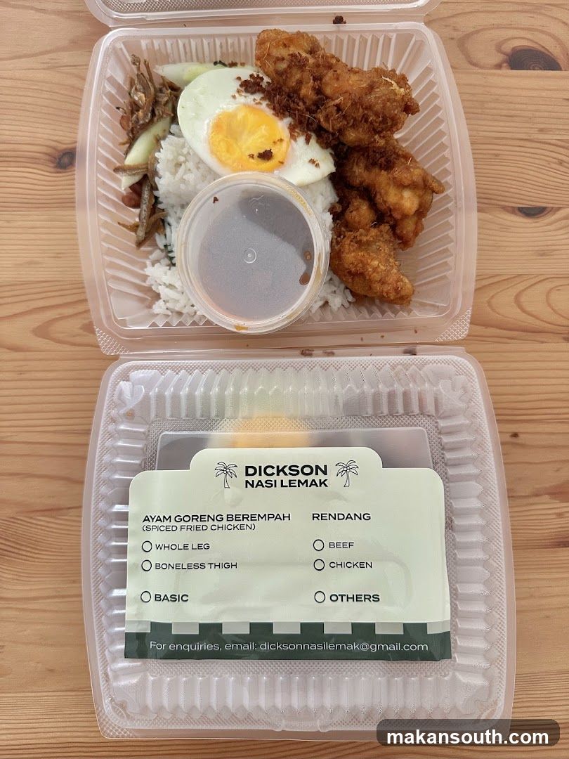 Nasi Lemak Takeaway Box