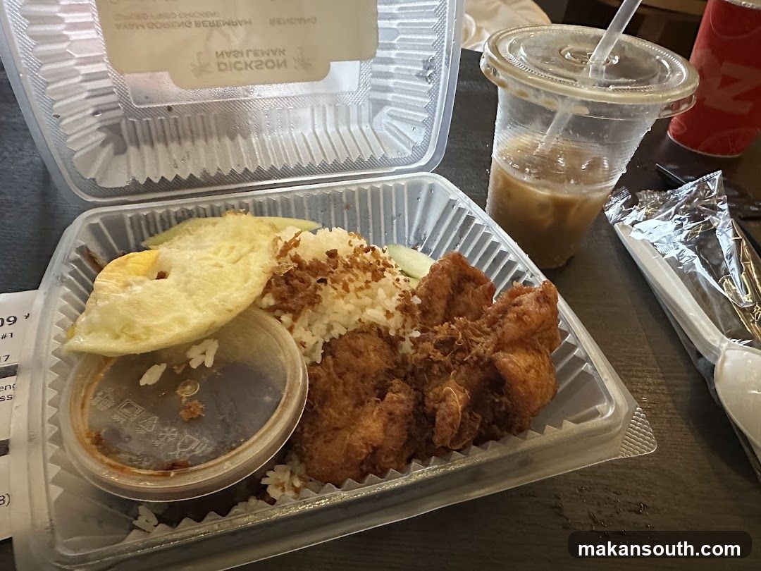 Fried Chicken Meal with Drink