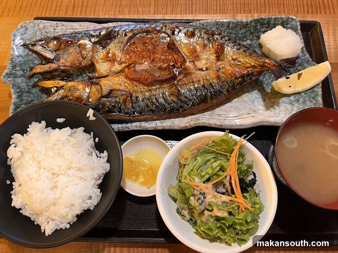 Grilled Mackerel Set