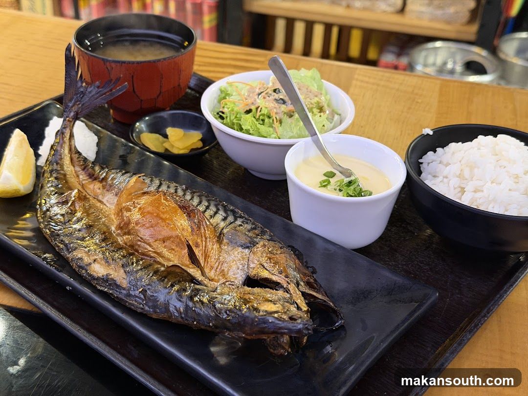 Grilled Mackerel Set Meal