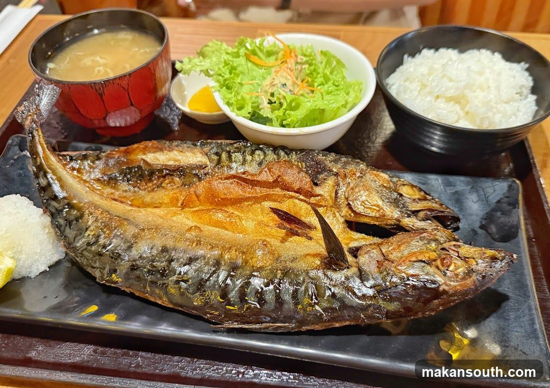 Grilled Mackerel Set